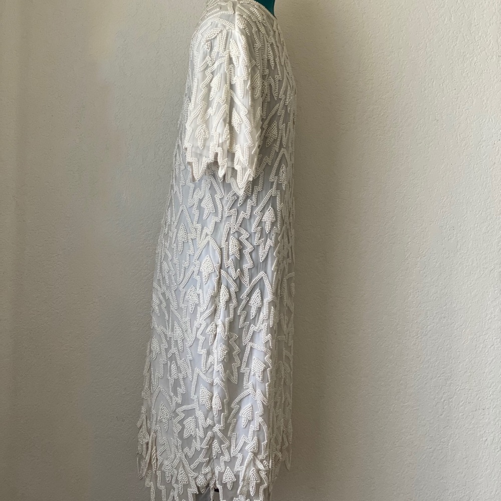 SOLDLaurence Kazar//Pearls Beaded/Ivory/White/Wedding - Picture 2 of 8